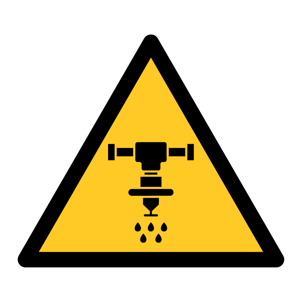Avertissement arroseur d’eau