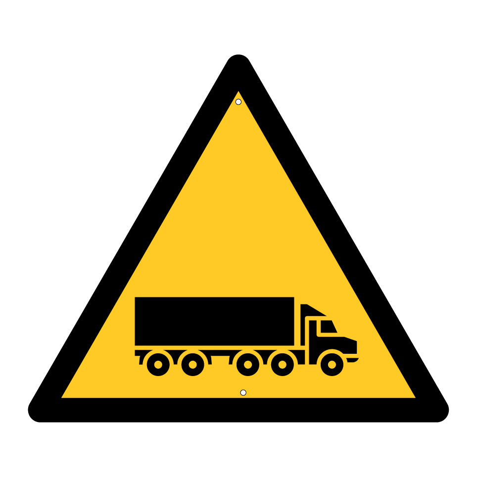 Camion d'avertissement