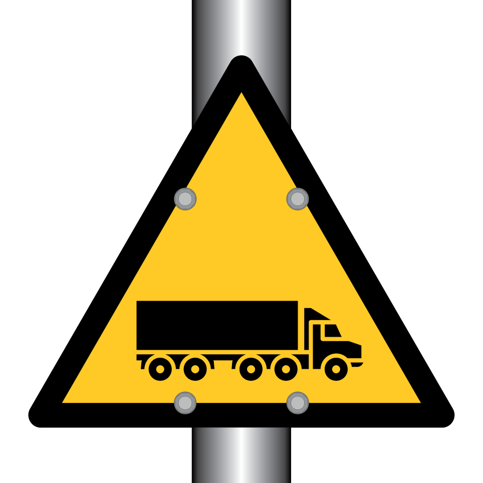 Camion d'avertissement