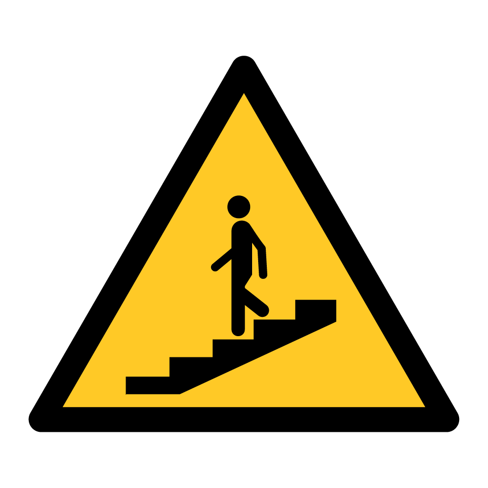 Escalier de mise en garde