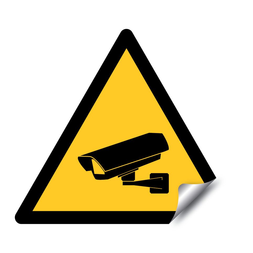 Surveillance CCTV avertissement