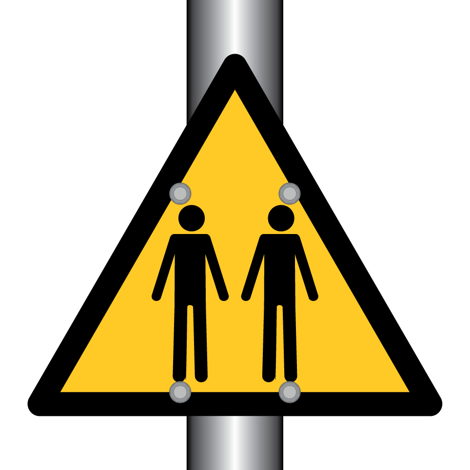 Avertissement deux personnes