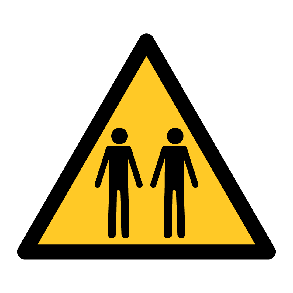 Avertissement deux personnes