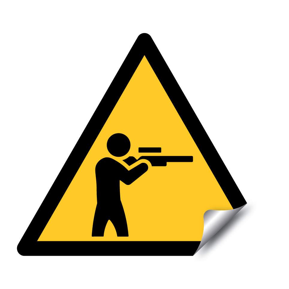 Danger de tir/armes à feu