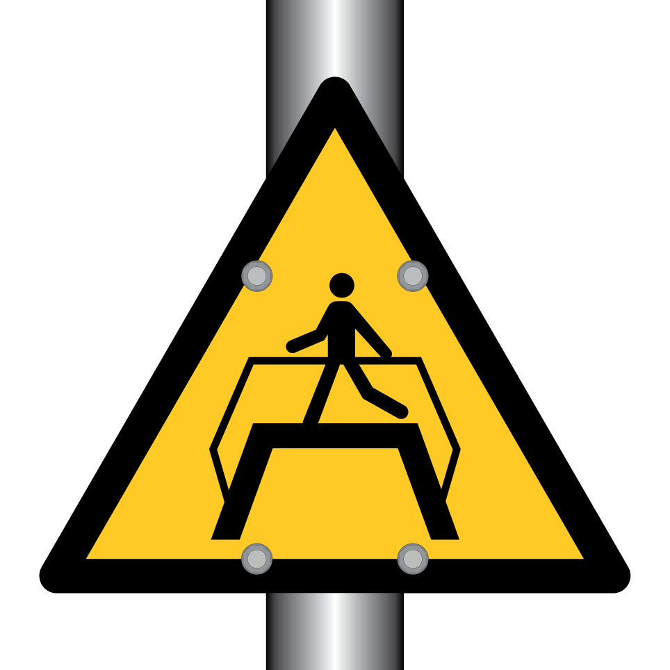 Passerelle piétonne de signalisation