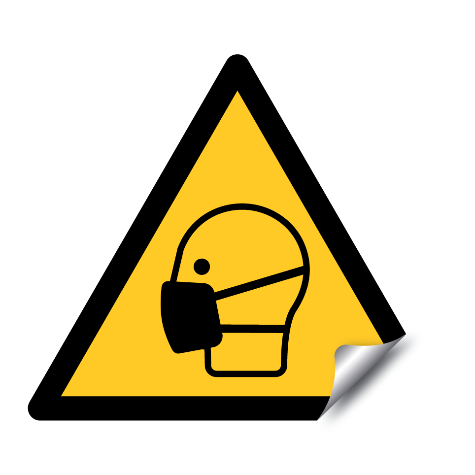 Avertissement utiliser une protection masque