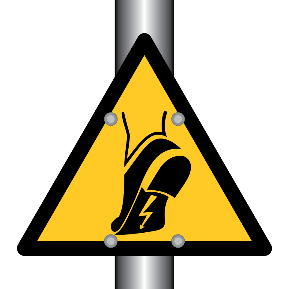 Risque de décharge électrostatique (chaussures)
