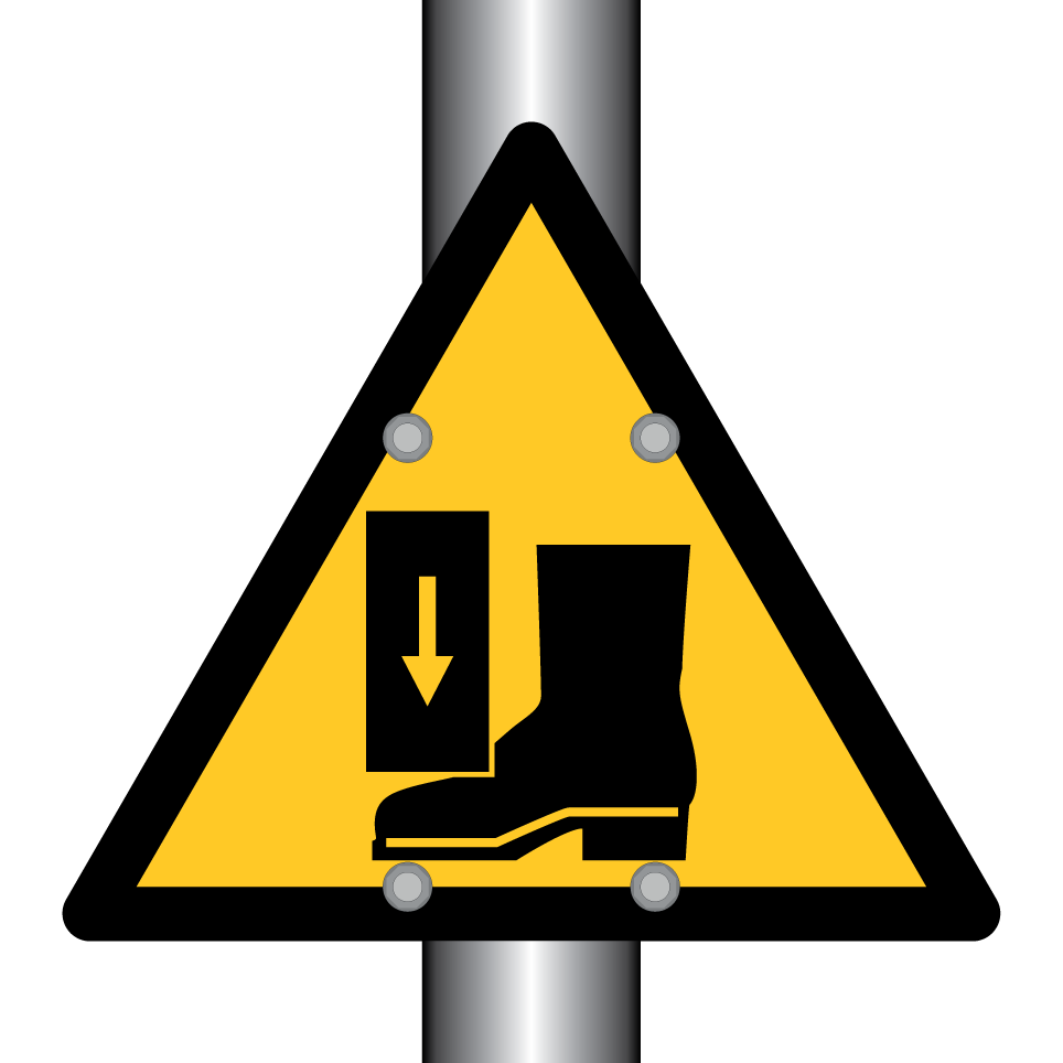 Risque d’écrasement du pied