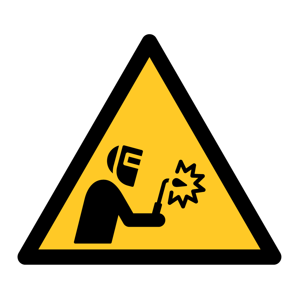 Avertissement danger de soudage