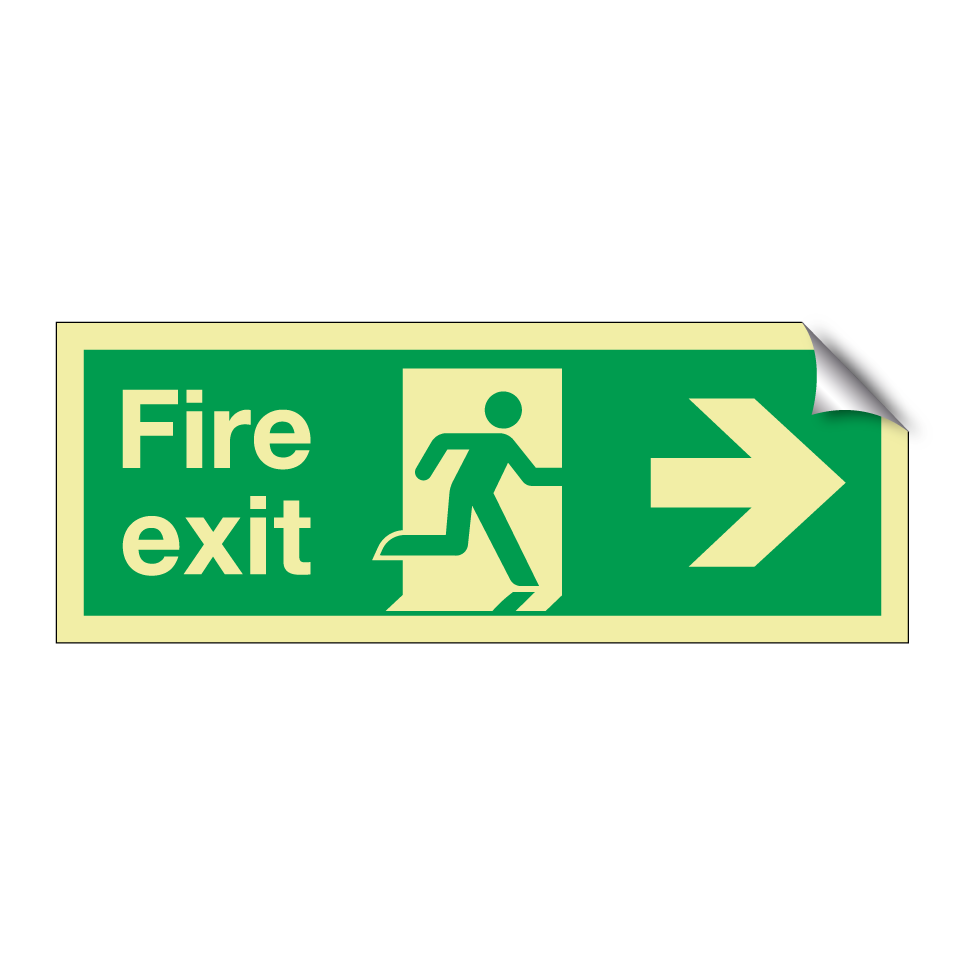 Fire exit right
