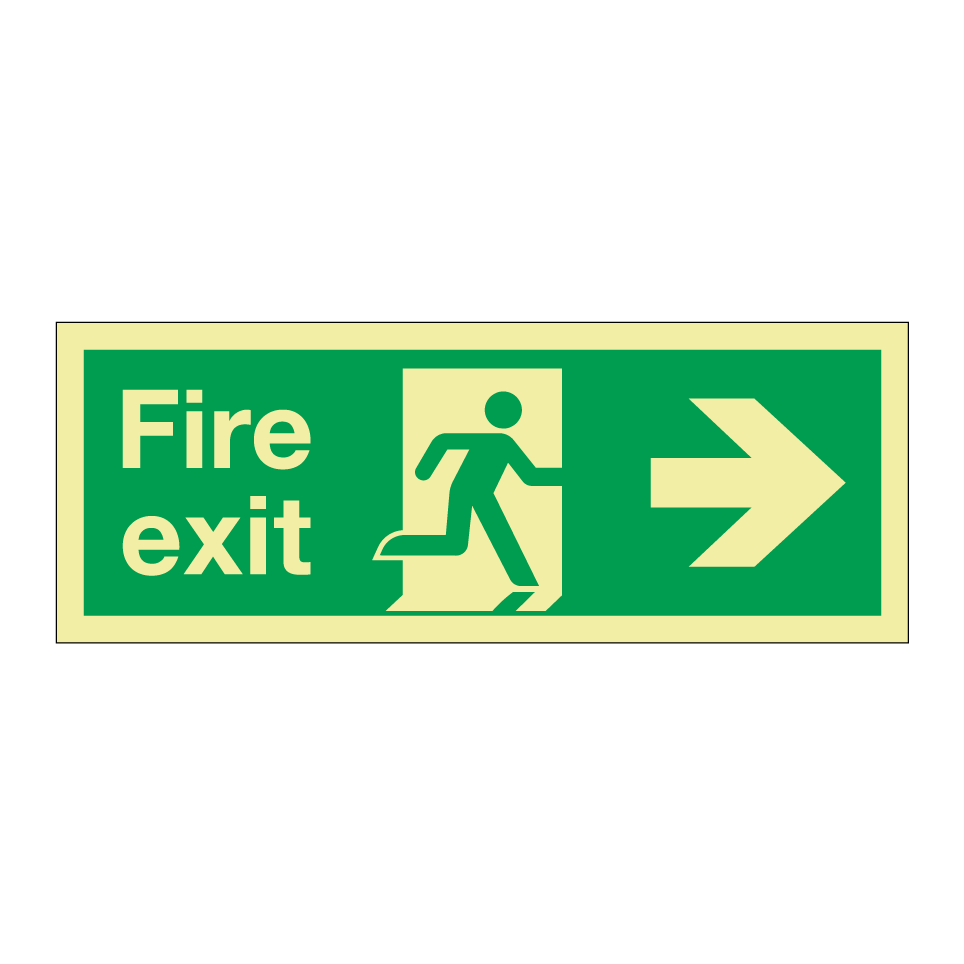 Fire exit right