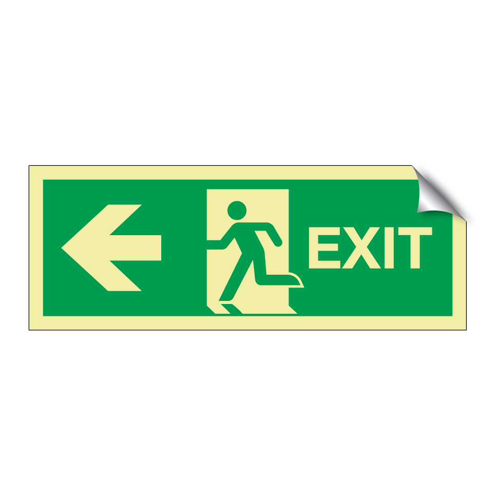 Exit left