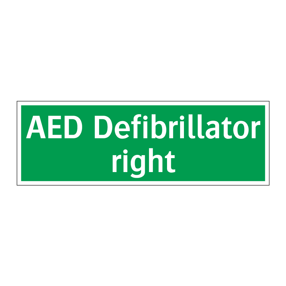 AED Defibrillator right
