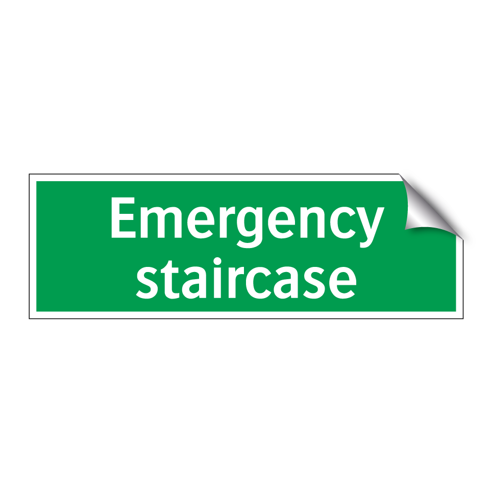 Emergency staircase