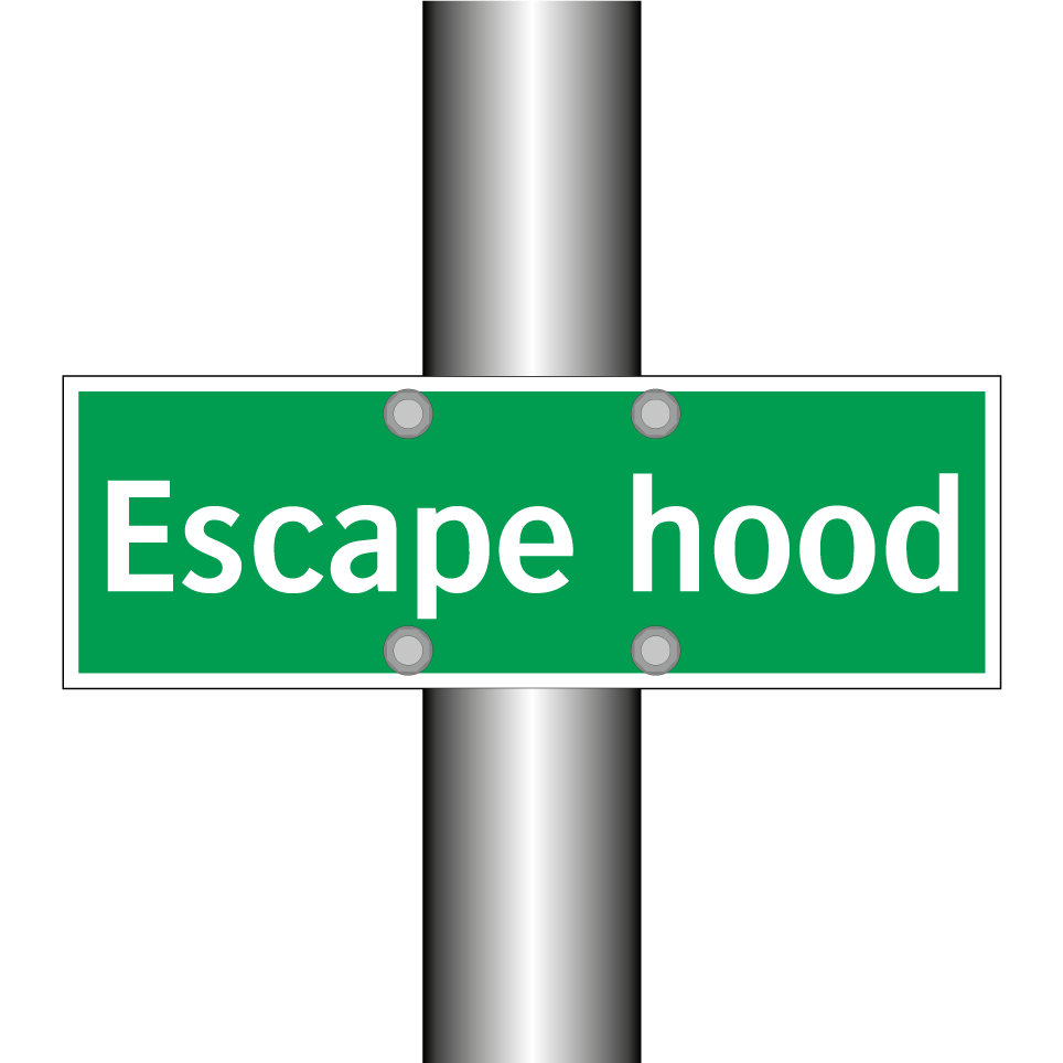 Escape hood