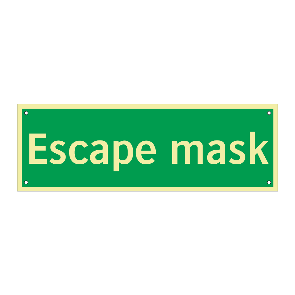 Escape mask