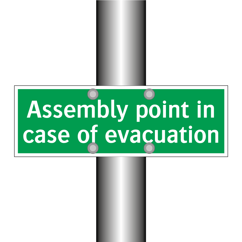 Assembly point in case of evacuation