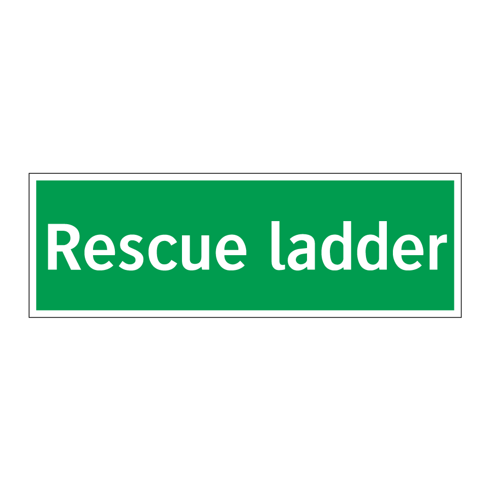 Rescue ladder