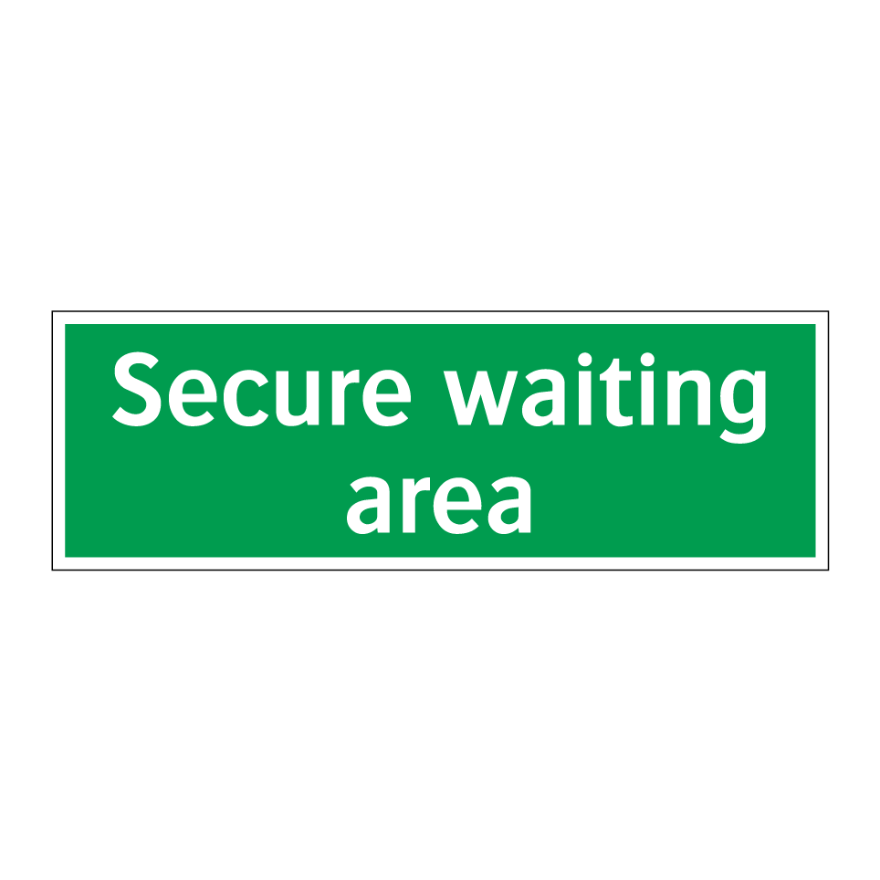 Secure waiting area