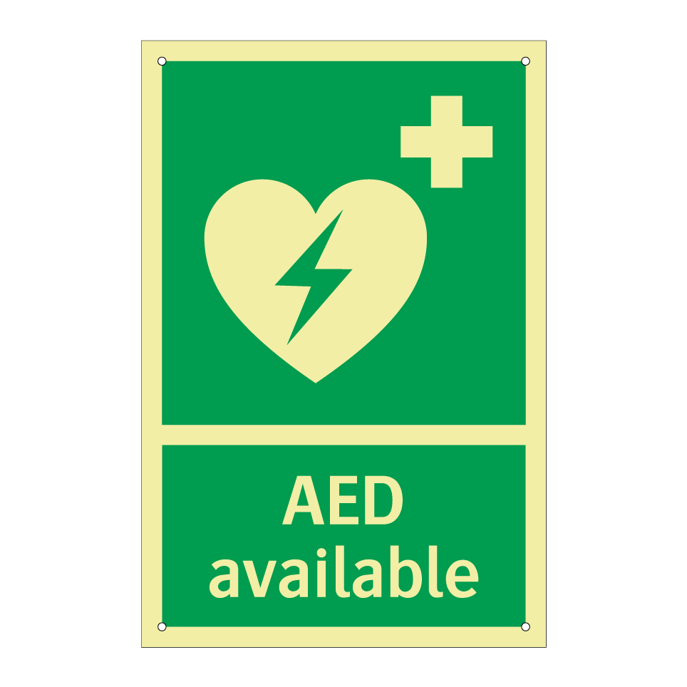 AED available