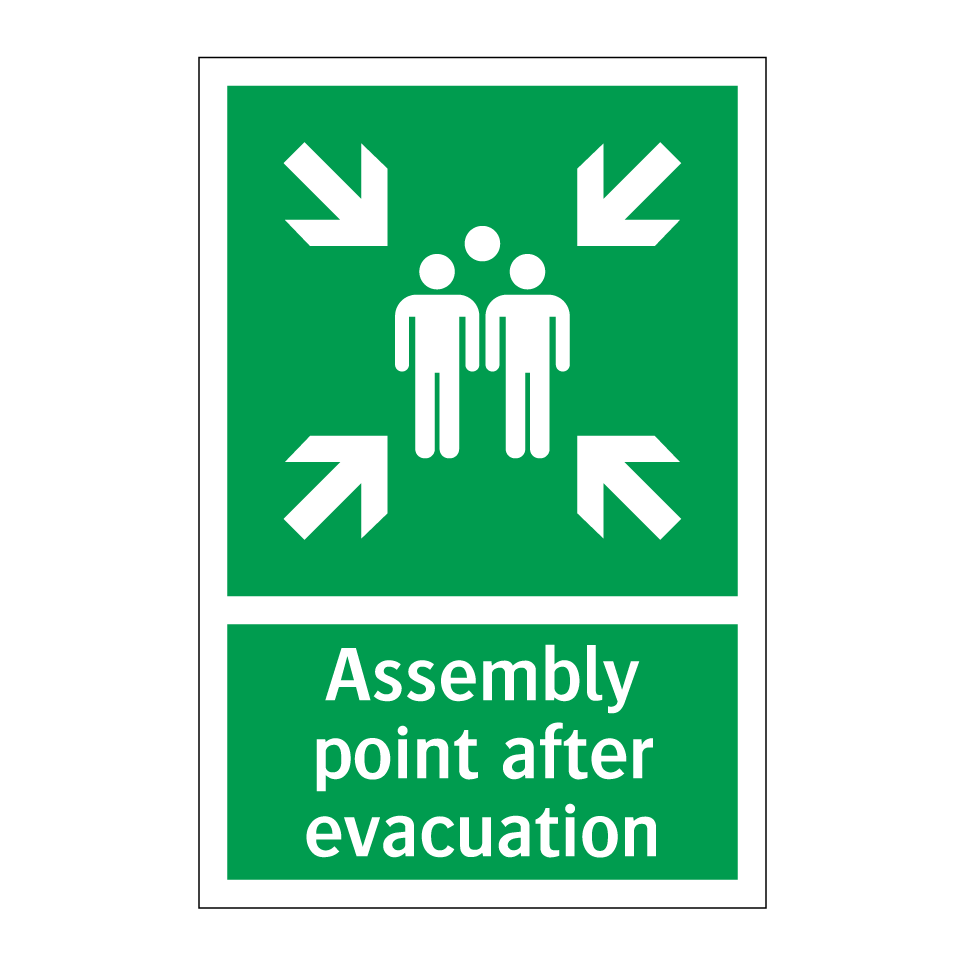 Assembly point after evacuation