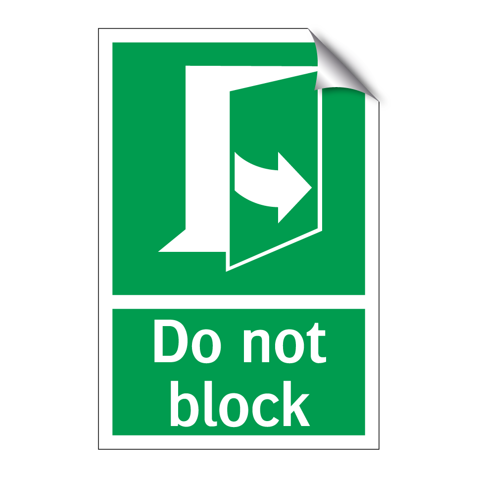 Do not block