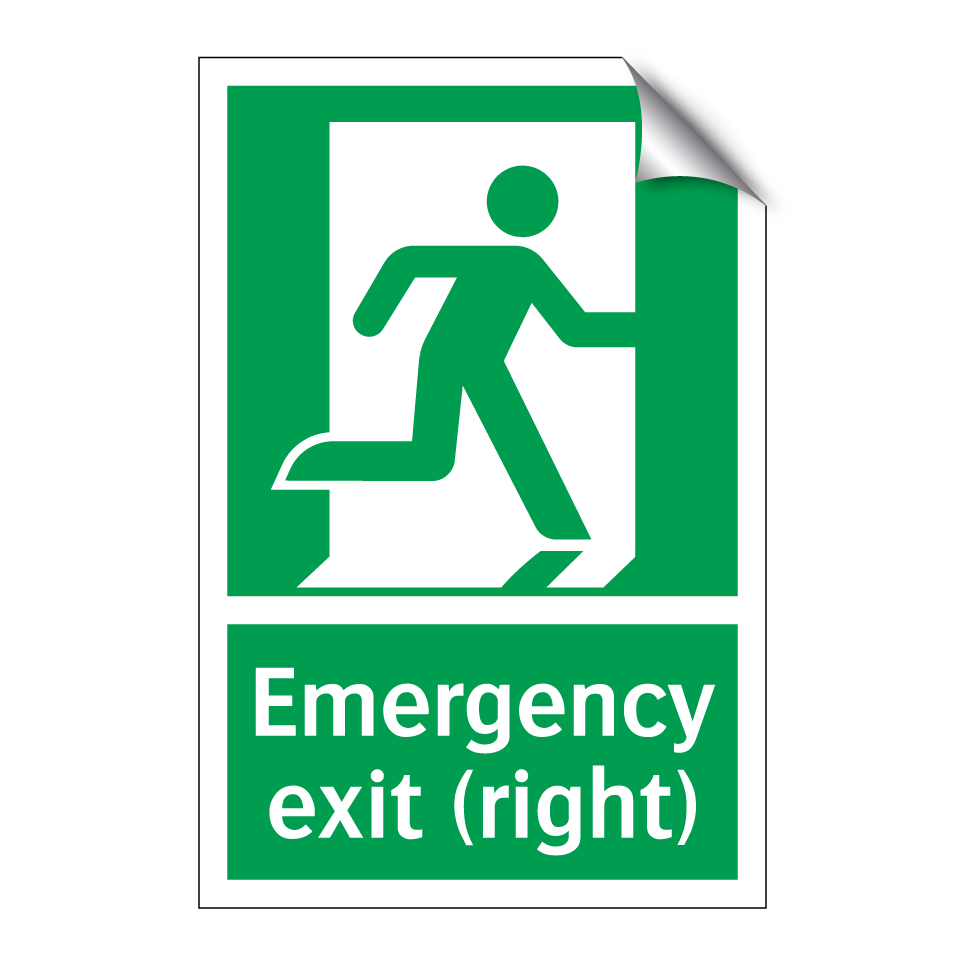 Emergency exit (right)