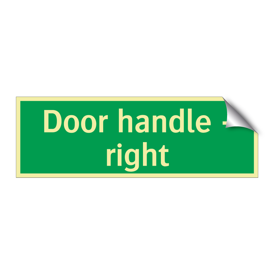 Door handle - right