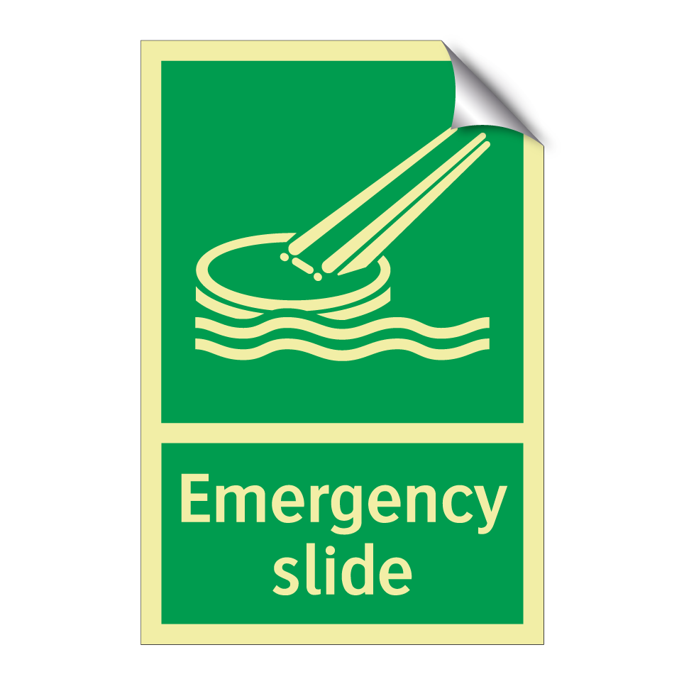 Emergency slide