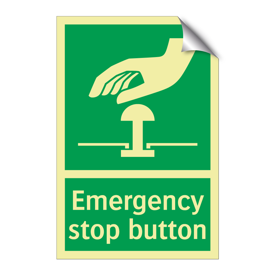 Emergency stop button