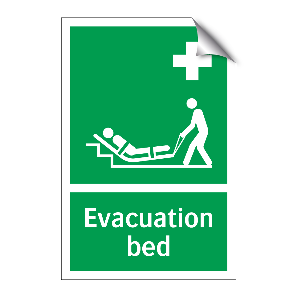 Evacuation bed