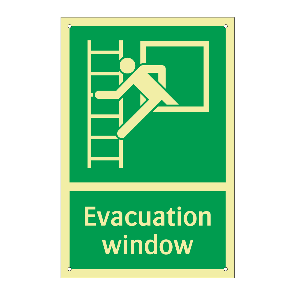 Evacuation window