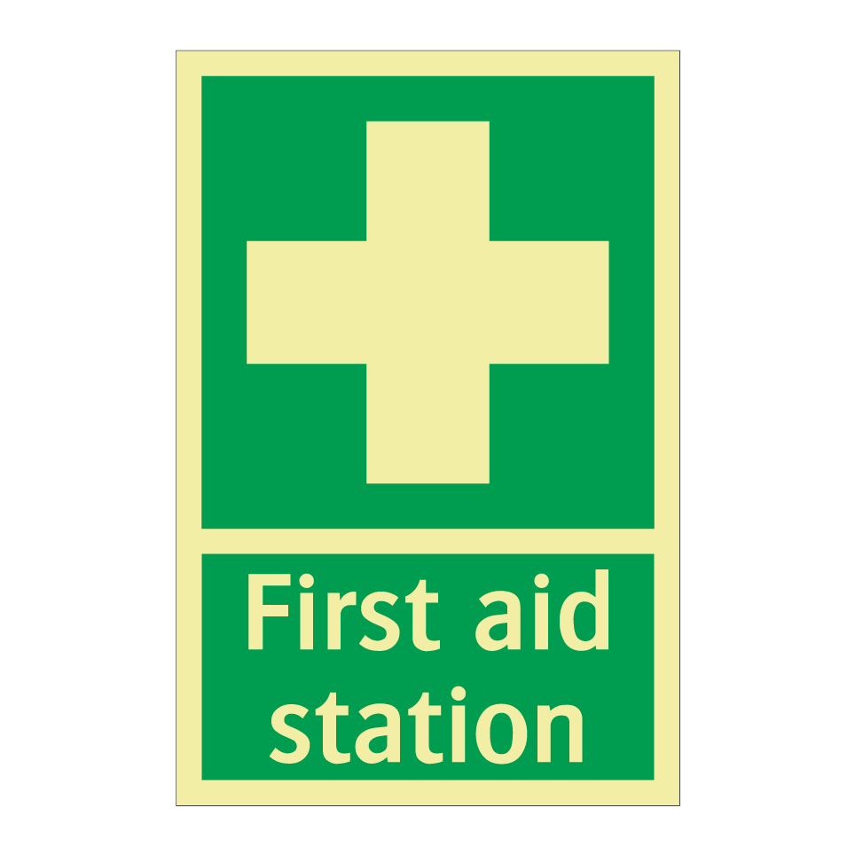First aid station