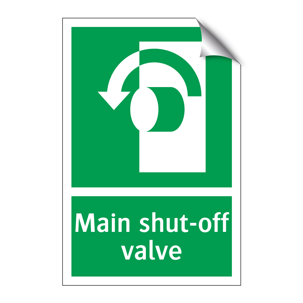 Main shut-off valve
