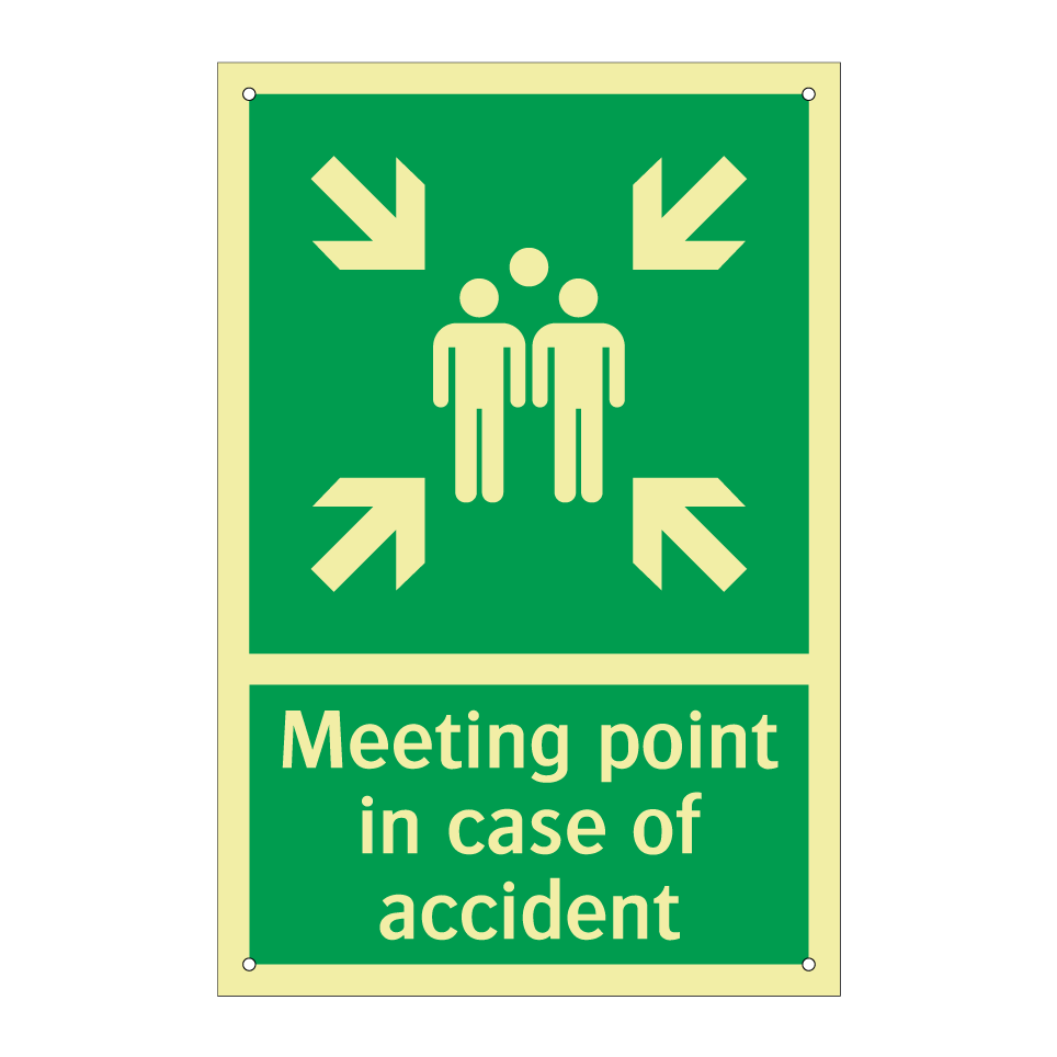 Meeting point in case of accident