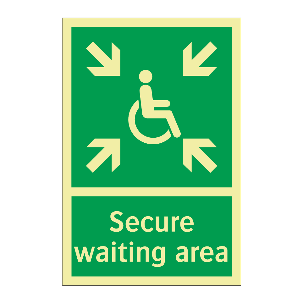 Secure waiting area