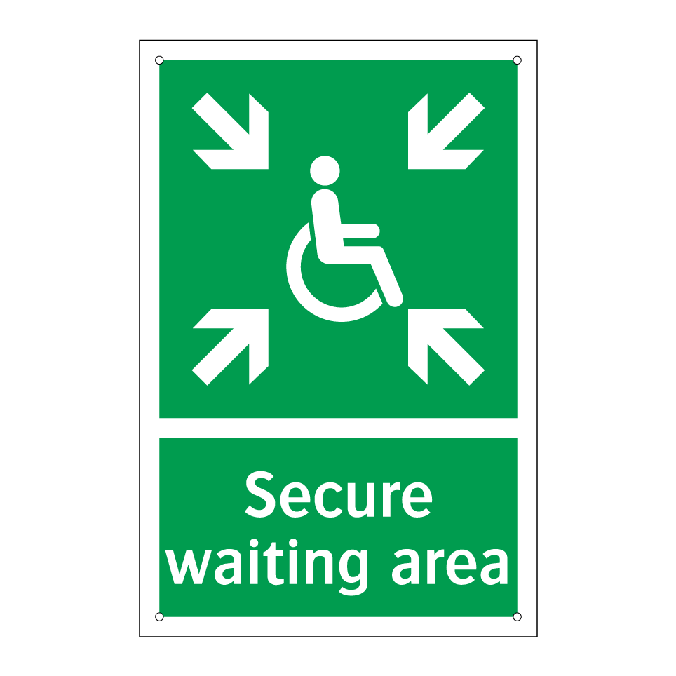 Secure waiting area