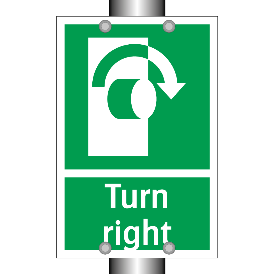 Turn right