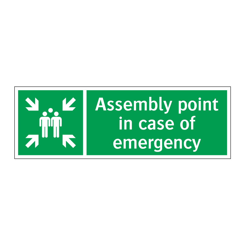 Assembly point in case of emergency
