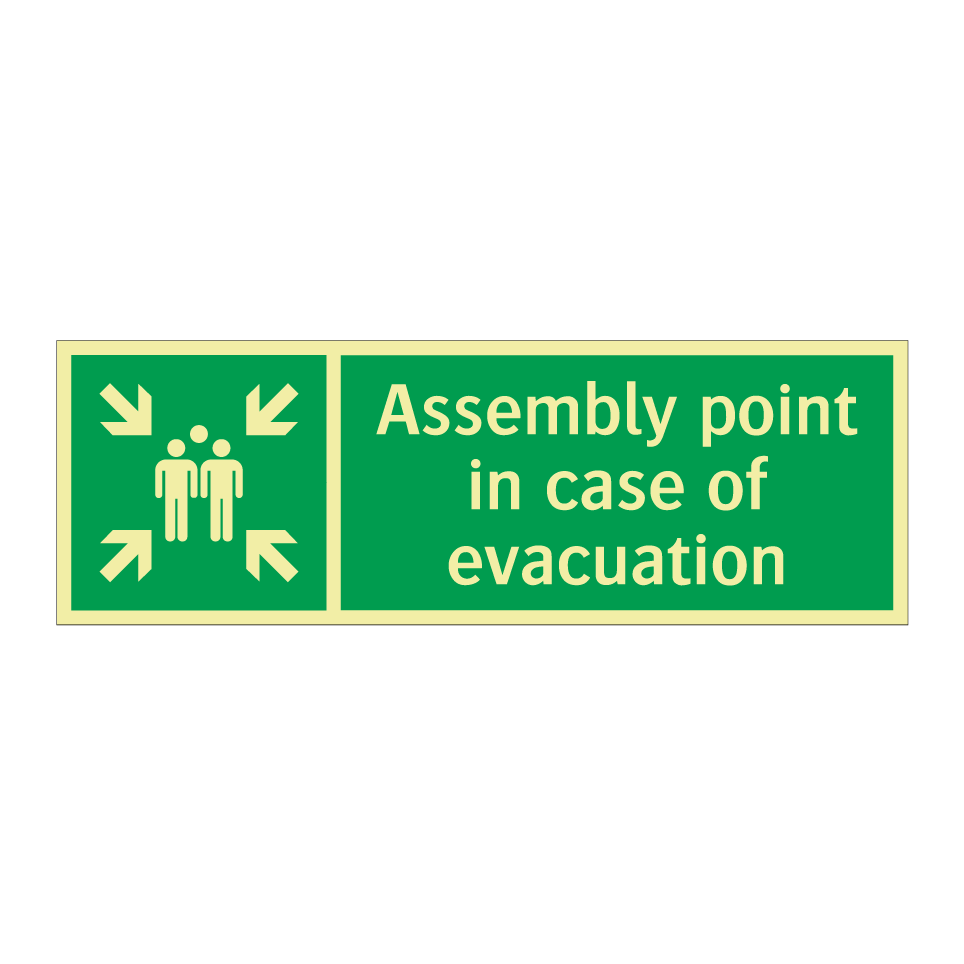 Assembly point in case of evacuation