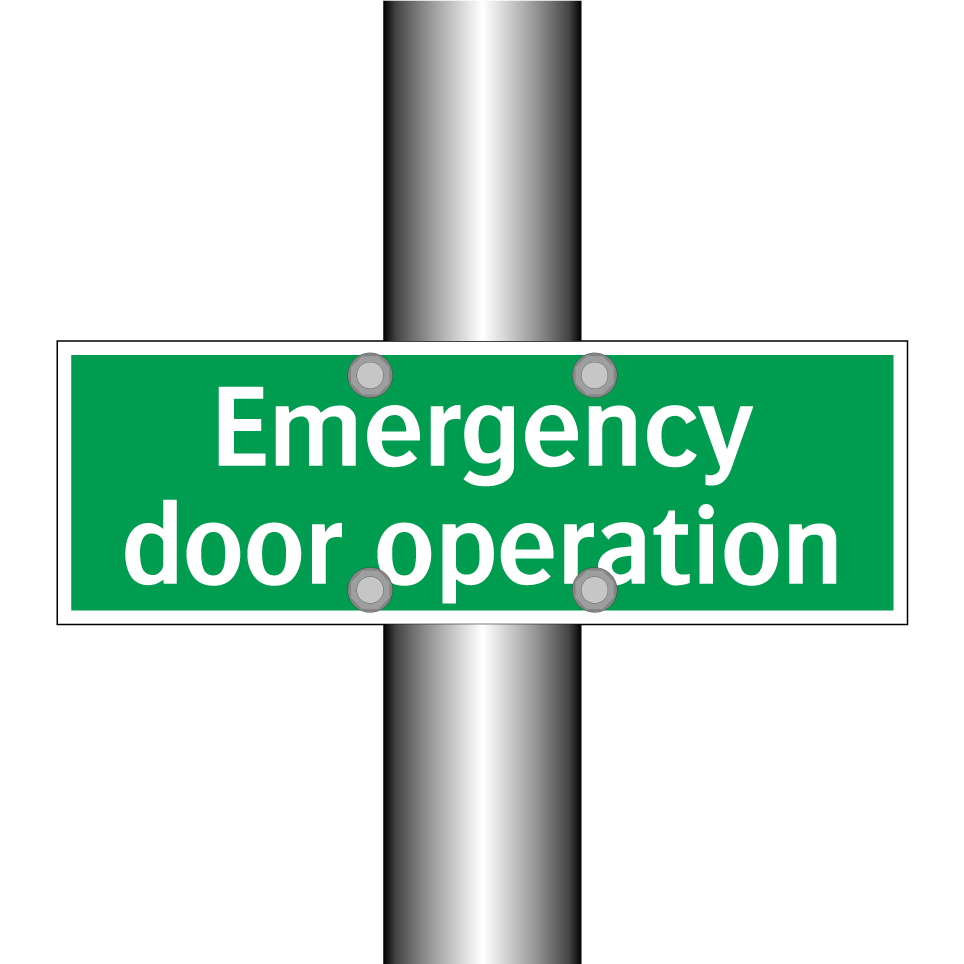 Emergency door operation