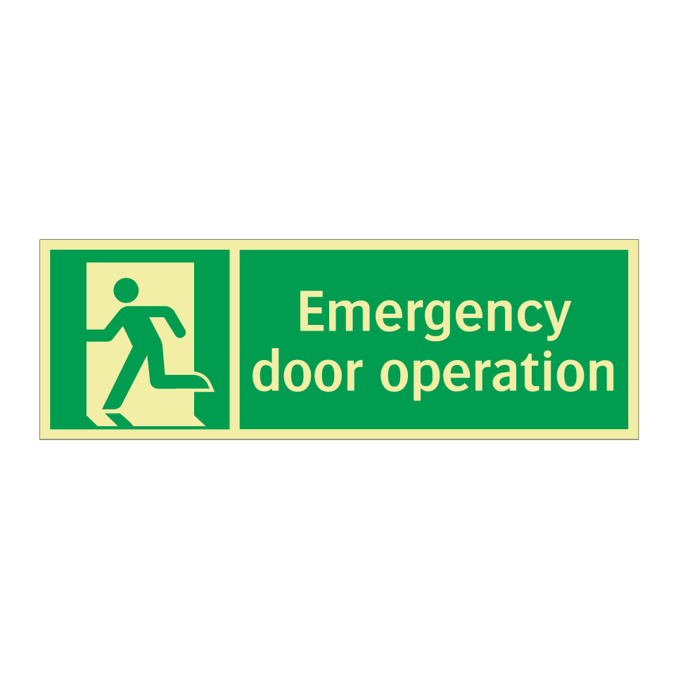 Emergency door operation