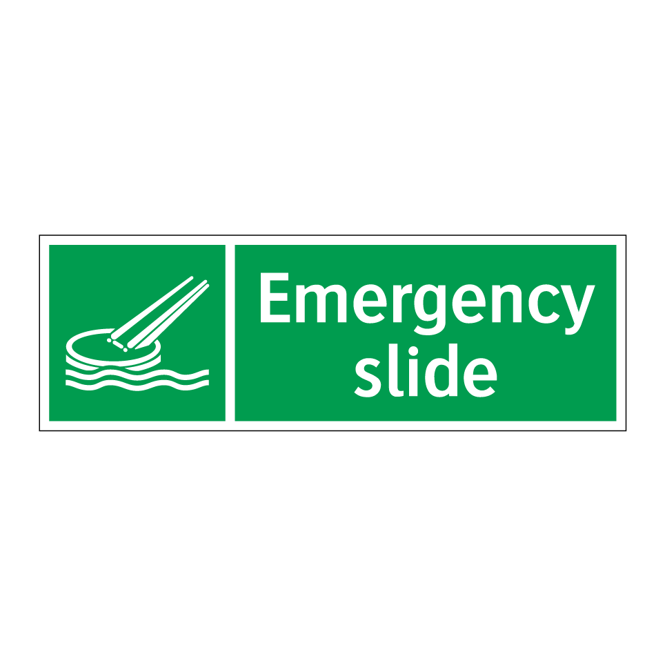 Emergency slide