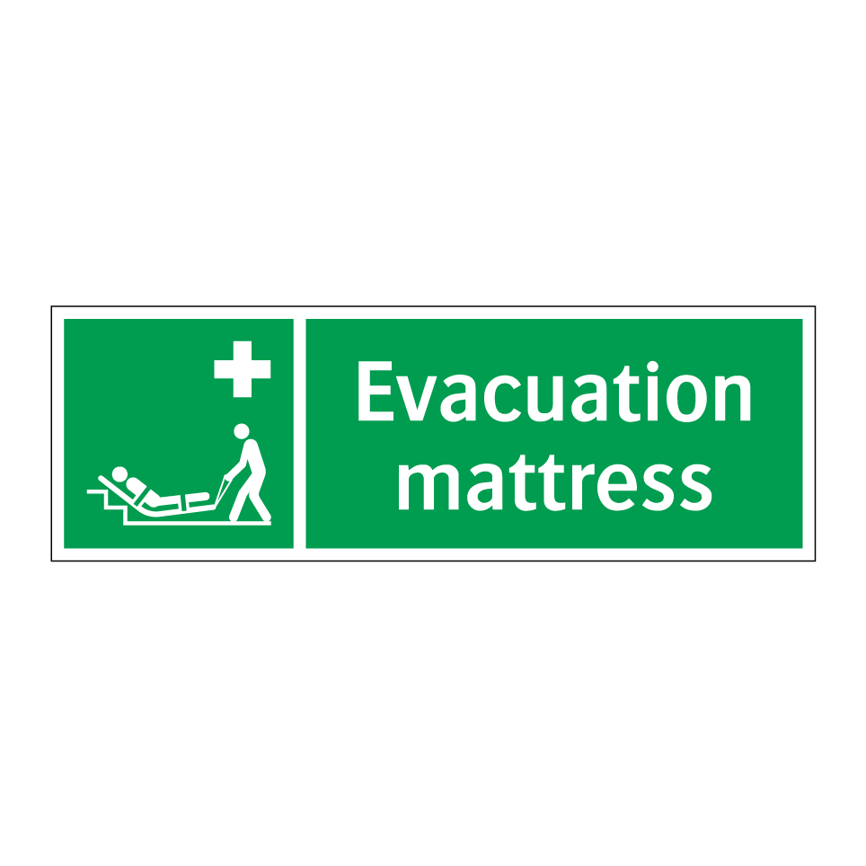 Evacuation mattress