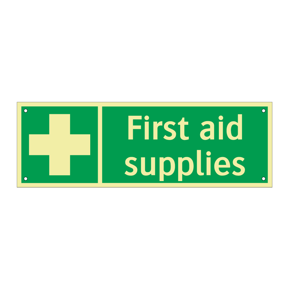 First aid supplies