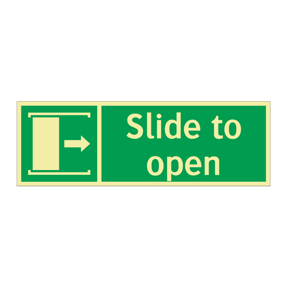 Slide to open