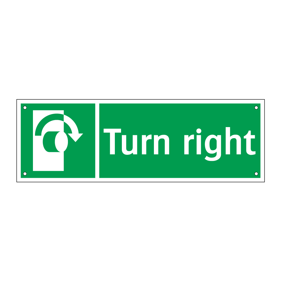 Turn right
