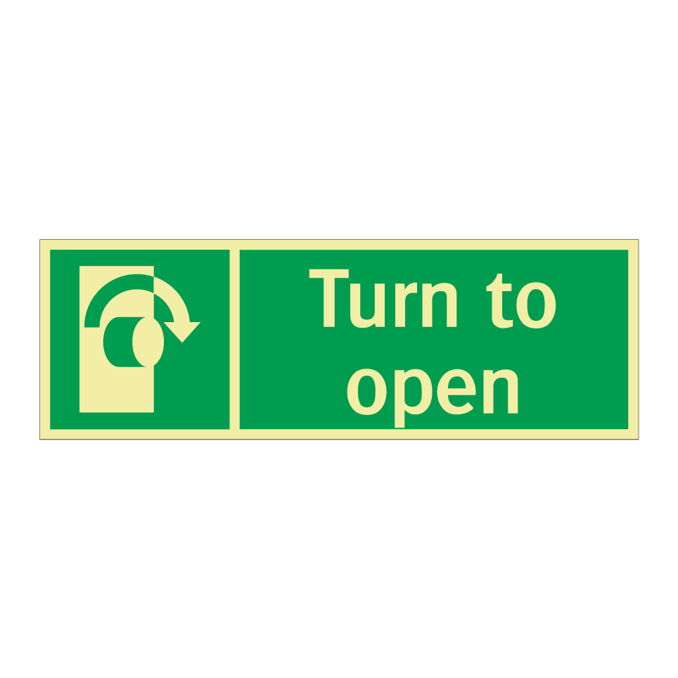 Turn to open