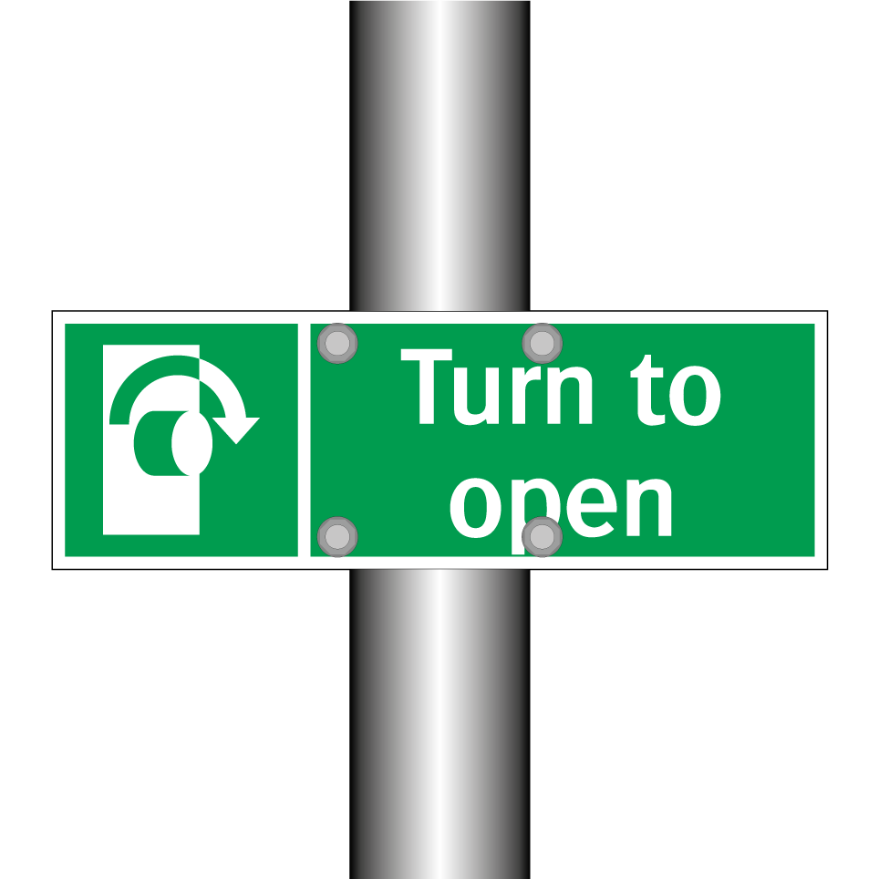 Turn to open