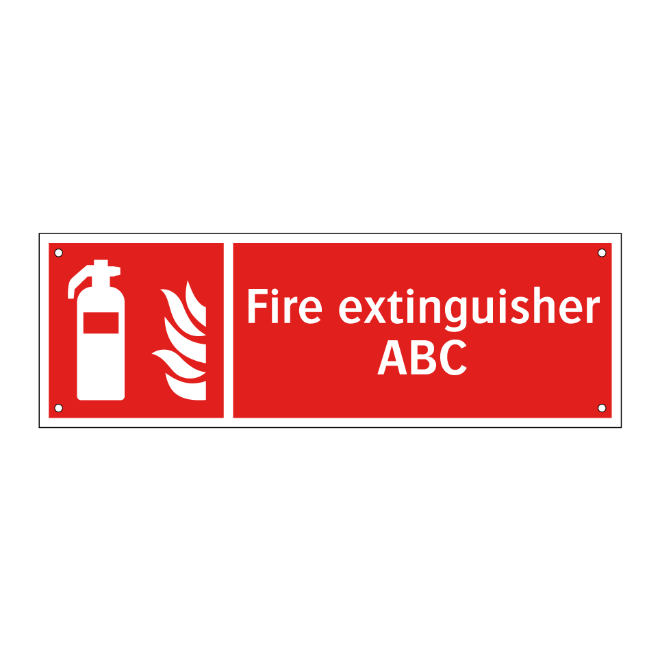 Fire extinguisher ABC